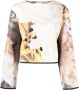 Atu Body Couture Sweater met ronde hals Beige - Thumbnail 1