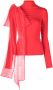 Atu Body Couture Top verfraaid met strik Rood - Thumbnail 1