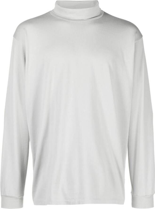 Auralee T-shirt met print Blauw