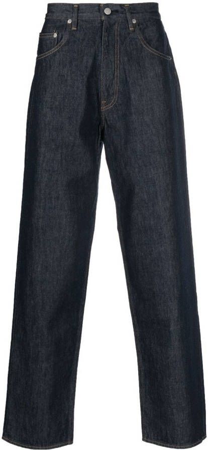 Auralee Straight jeans Blauw