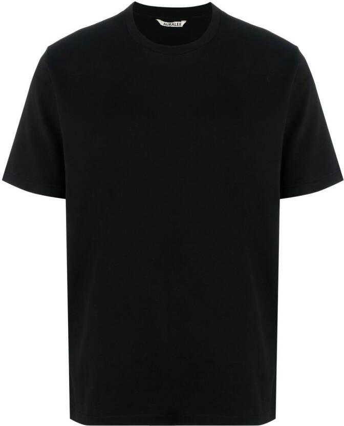 Auralee T-shirt met print Zwart