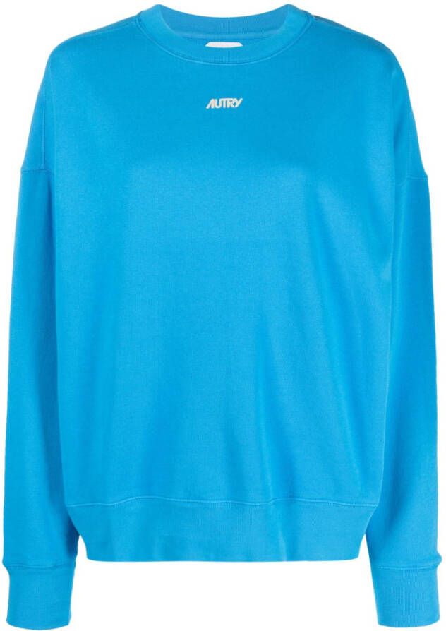 Autry Sweater met logoprint Blauw