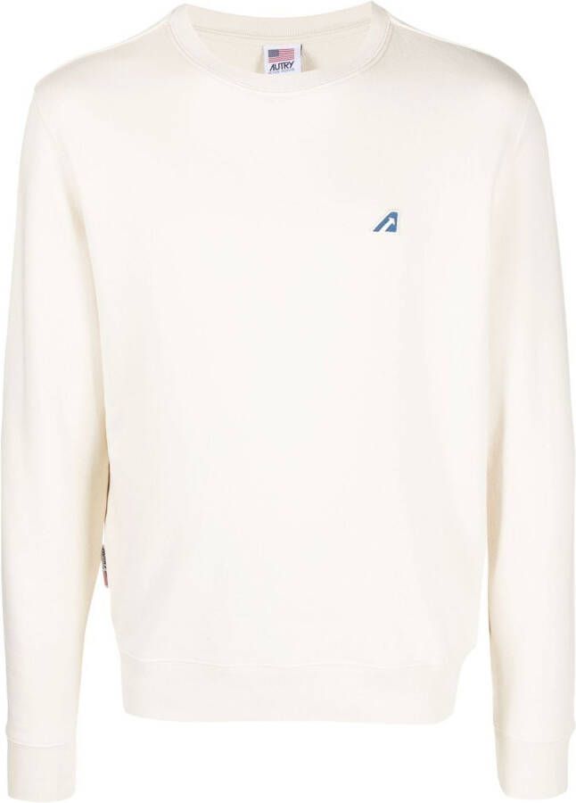 Autry Sweater met logoprint Beige