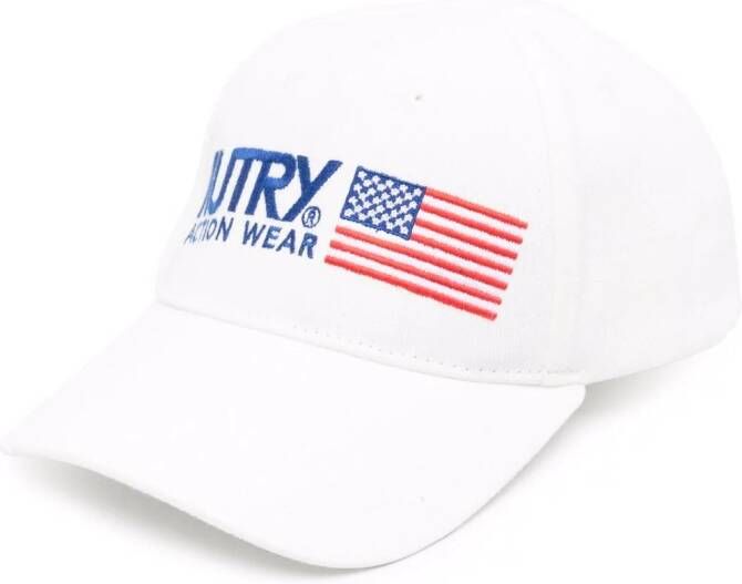 Autry Pet met geborduurd logo Wit