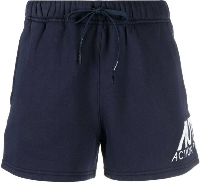 Autry Shorts met logoprint Blauw