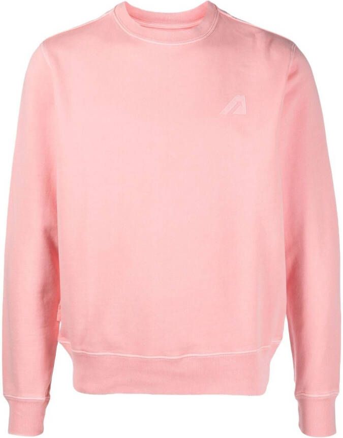 Autry Sweater met logoprint Roze