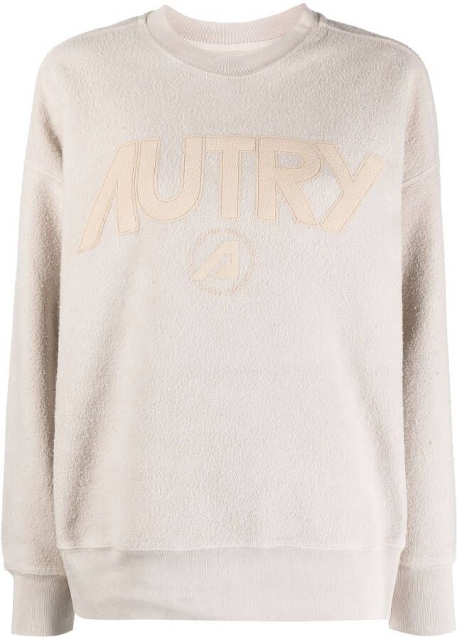 Autry Sweater van badstof Beige