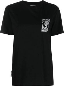 Autry T-shirt met reflecterend logo Zwart