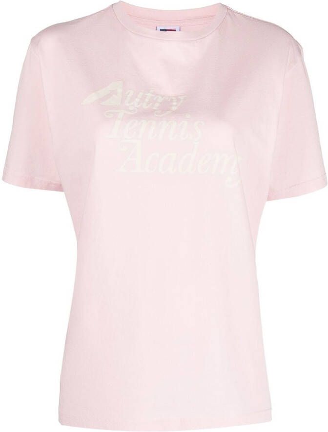 Autry T-shirt met print Roze