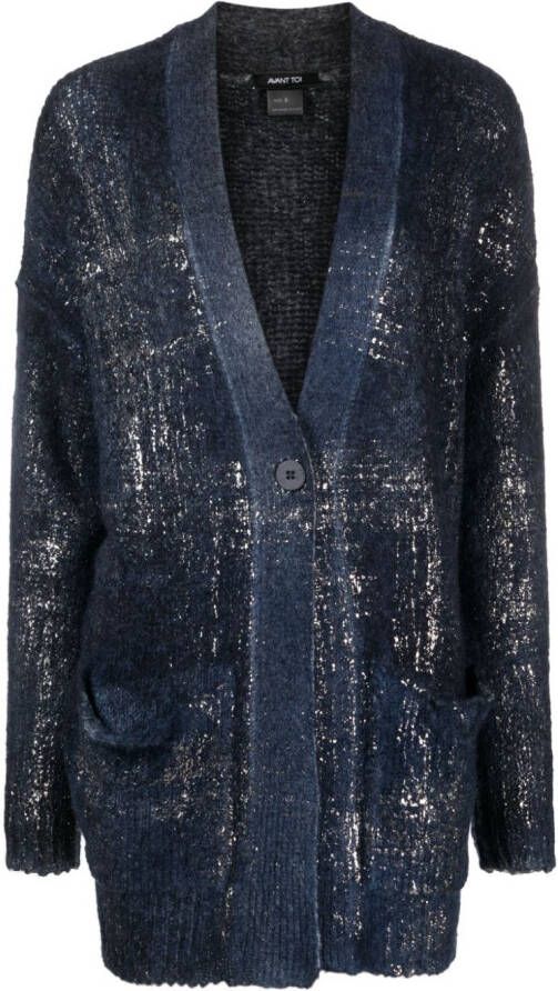 Avant Toi Gebreid vest Blauw