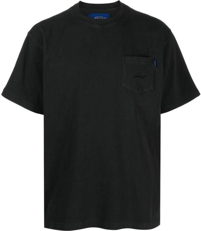Awake NY T-shirt met geborduurd logo Zwart