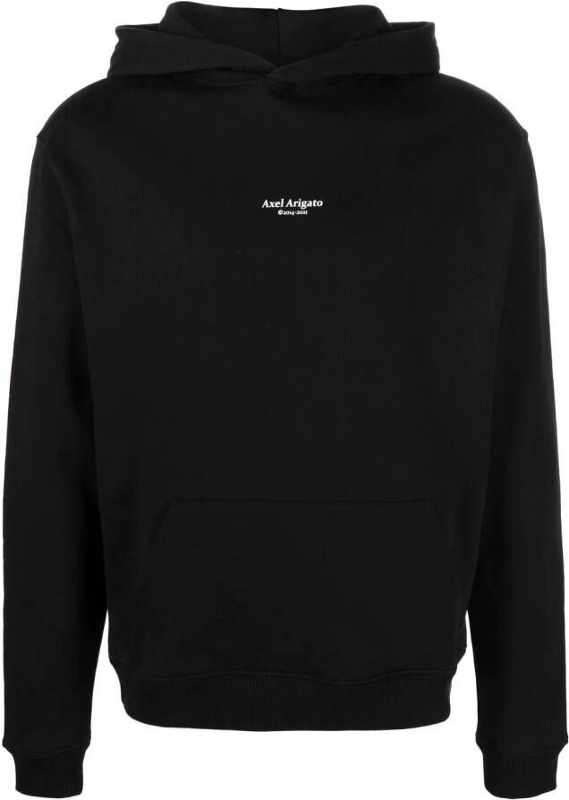 Axel Arigato Hoodie met geborduurd logo Zwart