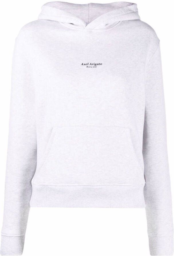 Axel Arigato Hoodie met logoprint Grijs