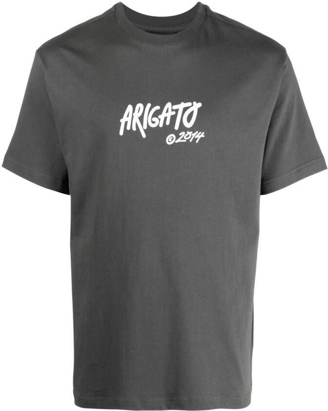 Axel Arigato T-shirt met logoprint Grijs
