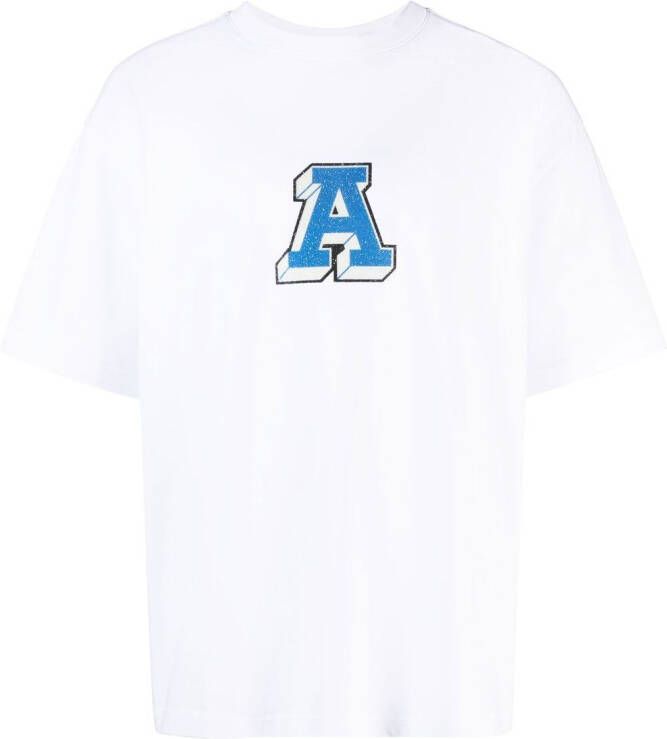 Axel Arigato T-shirt met logoprint Wit