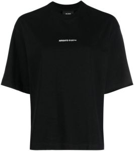 Axel Arigato T-shirt met monogram Zwart