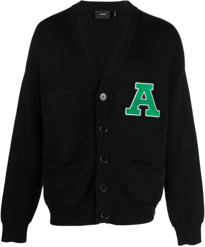 Axel Arigato Vest met geborduurd logo Zwart
