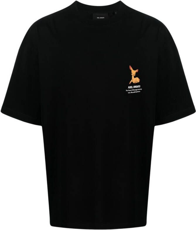 Axel Arigato T-shirt met tekst Zwart