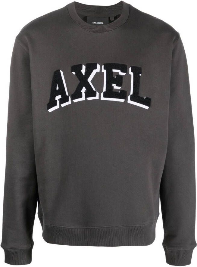 Axel Arigato Sweater met logopatch Grijs