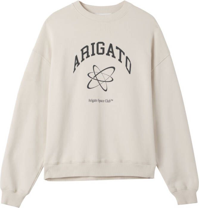 Axel Arigato Sweater met logoprint Beige