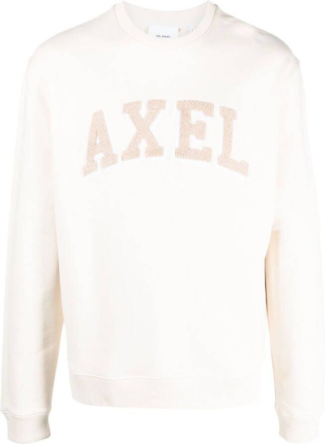 Axel Arigato Sweater met patch Beige