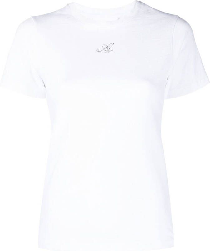 Axel Arigato T-shirt met geborduurd logo Wit