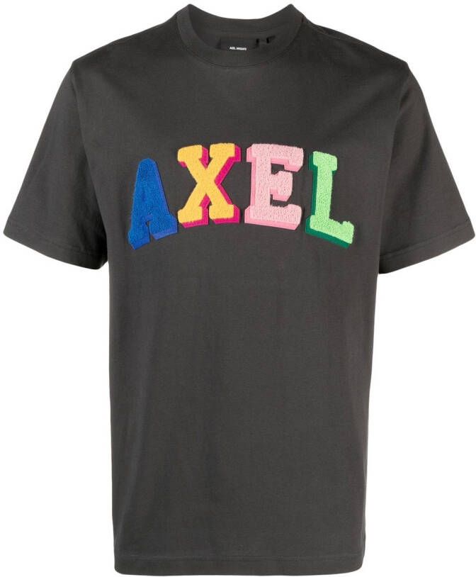 Axel Arigato T-shirt met patch Grijs