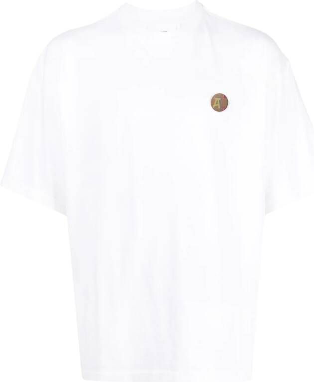 Axel Arigato T-shirt met patch Wit
