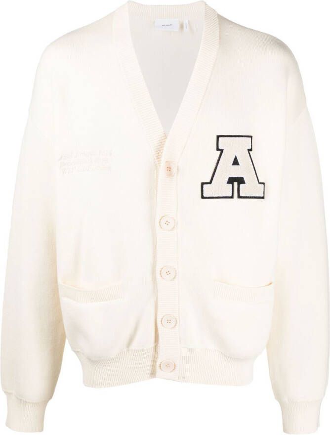 Axel Arigato Vest met geborduurd logo Wit
