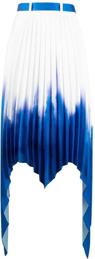 AZ FACTORY Asymmetrische plooirok Wit