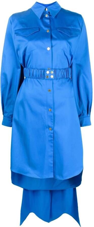 AZ FACTORY Jurk met ceintuur Blauw