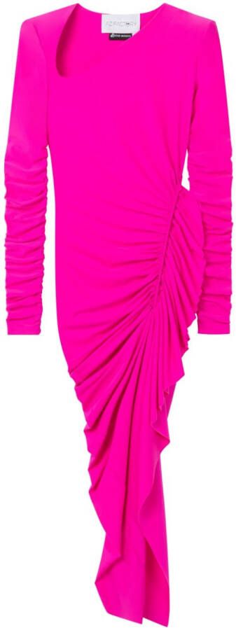 AZ FACTORY x Ester Manas asymmetrische jurk Roze