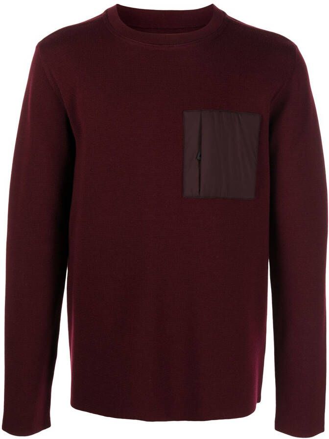 Aztech Mountain Sweater met borstzak Rood