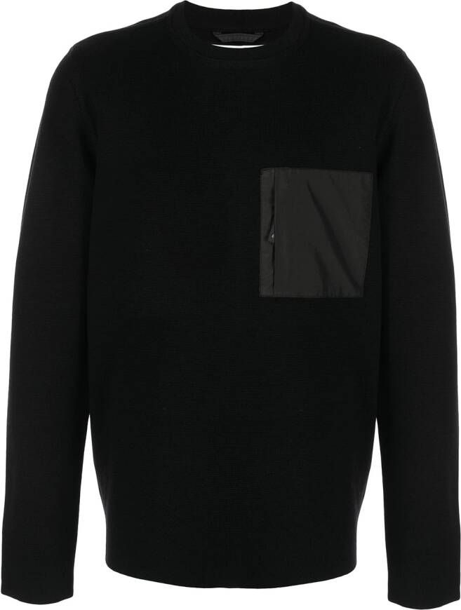 Aztech Mountain Sweater met ronde hals Zwart