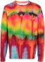 Aztech Mountain Sweater met tie-dye print Rood - Thumbnail 1