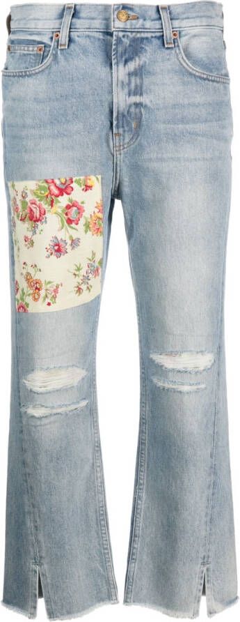 B SIDES Cropped jeans Blauw