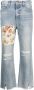 B SIDES Cropped jeans Blauw - Thumbnail 1