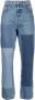 B SIDES Jeans met patchwork Blauw - Thumbnail 1