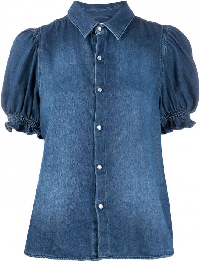 Ba&Sh Denim blouse Blauw
