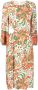 Ba&Sh Jurk met bloemenprint Beige - Thumbnail 1