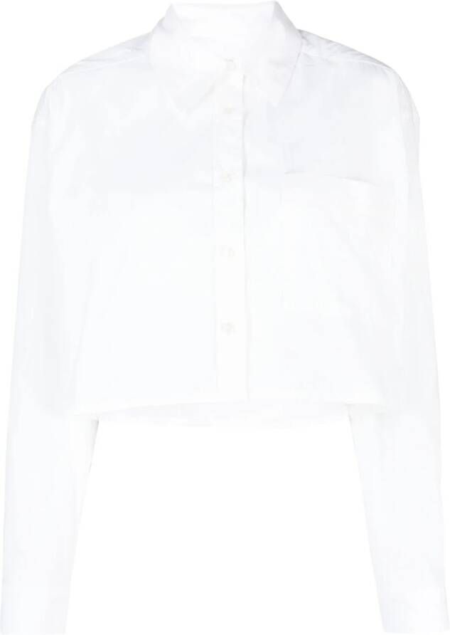 Ba&Sh Cropped blouse Wit