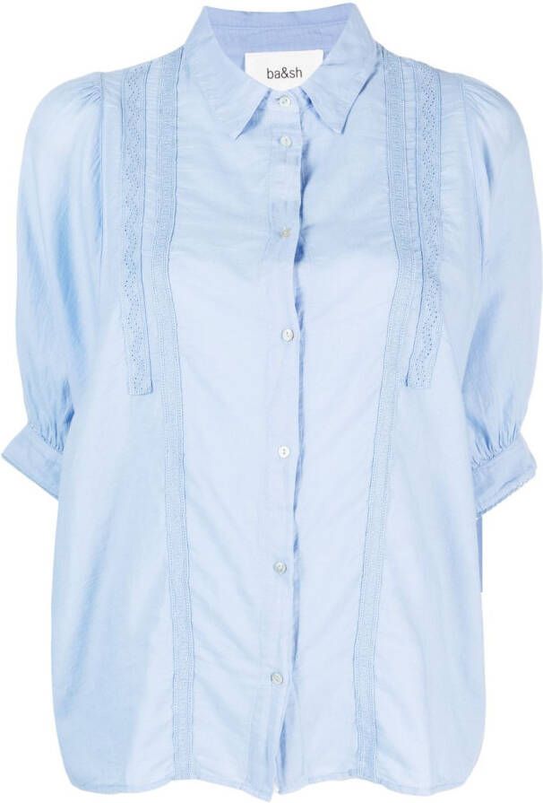 Ba&Sh Katoenen blouse Blauw