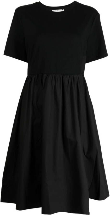 B+ab Asymmetrische jurk Zwart