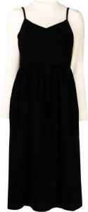 B+ab Midi-jurk met strikdetail Zwart