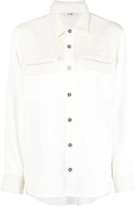 B+ab Button-up blouse Wit