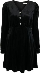 B+ab Fluwelen mini-jurk Zwart