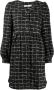 B+ab Geruite mini-jurk Zwart - Thumbnail 1