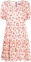 B+ab Mini-jurk met bloemenprint Rood - Thumbnail 1