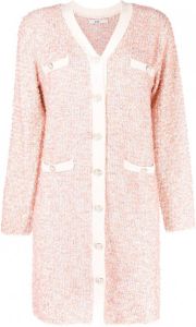 B+ab Mini-jurk met knopen Roze