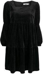 B+ab Mini-jurk met metallic draad Zwart